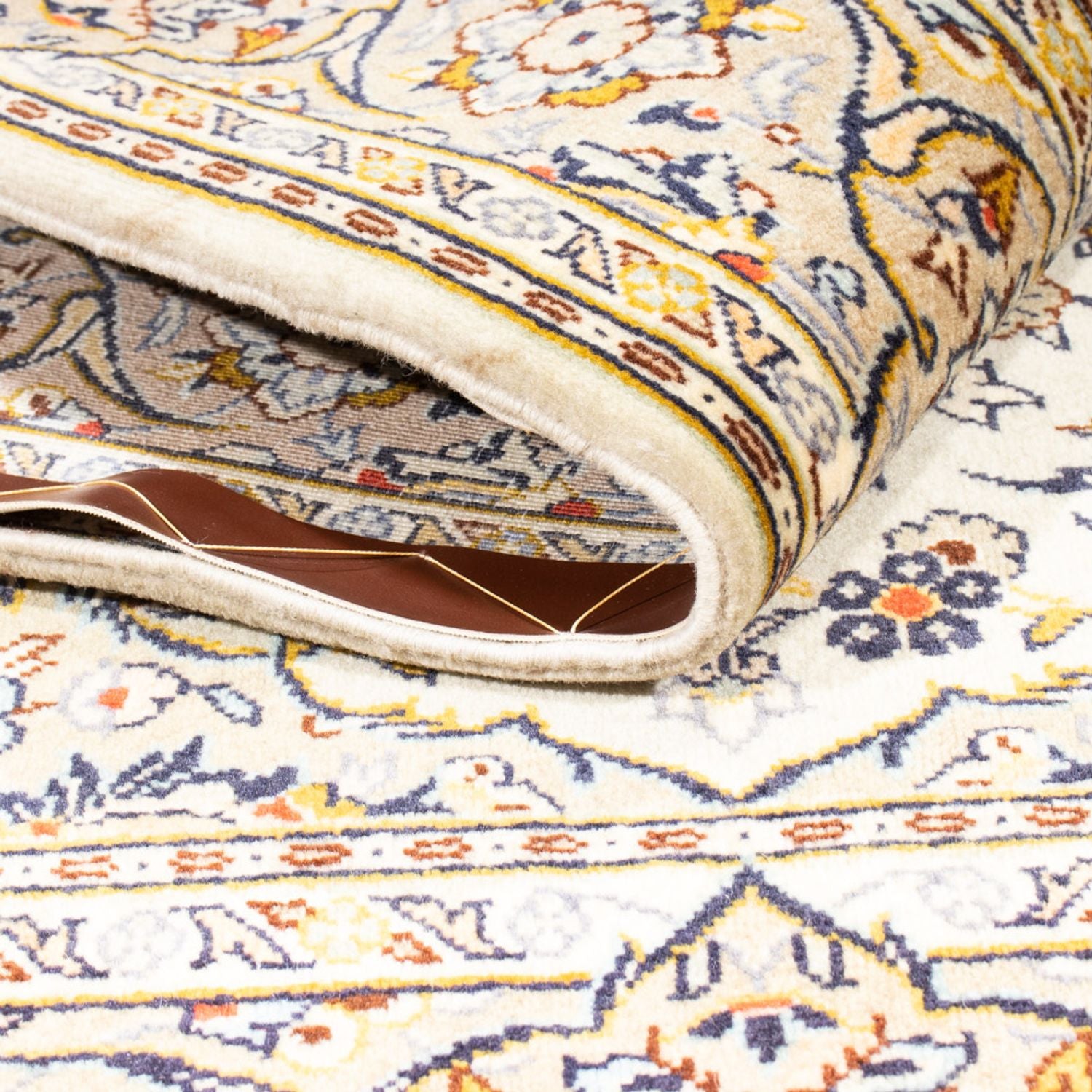 Persisk tæppe - Keshan - 170 x 118 cm - beige