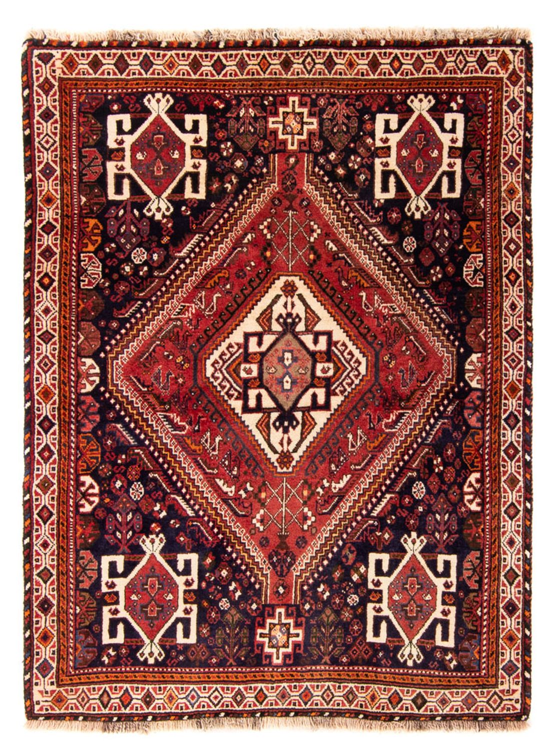 Persisk tæppe - Nomadisk - 156 x 114 cm - rød