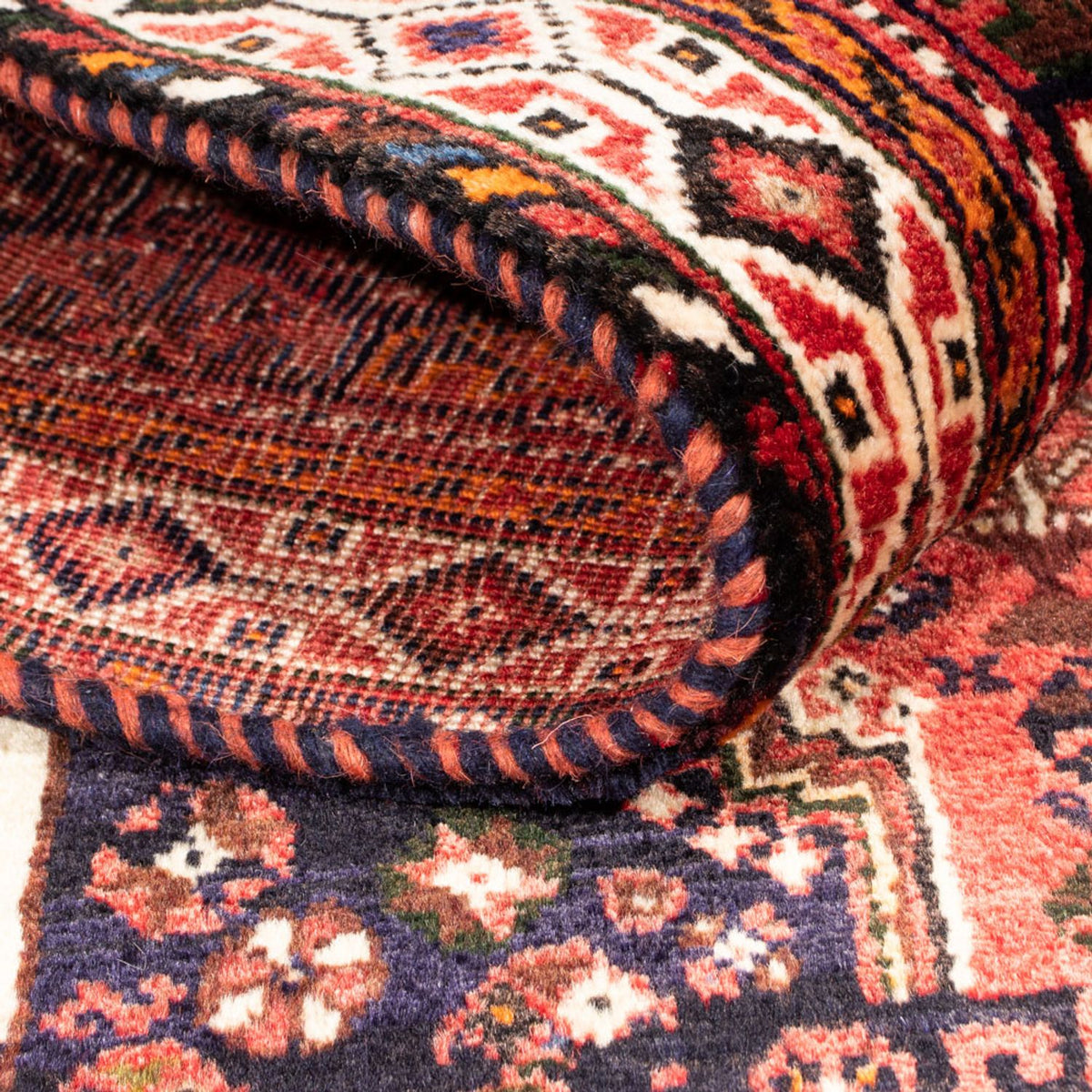 Persisk tæppe - Nomadisk - 156 x 114 cm - rød