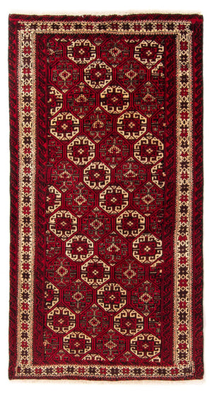 Løber Baluch-tæppe - 190 x 99 cm - rød