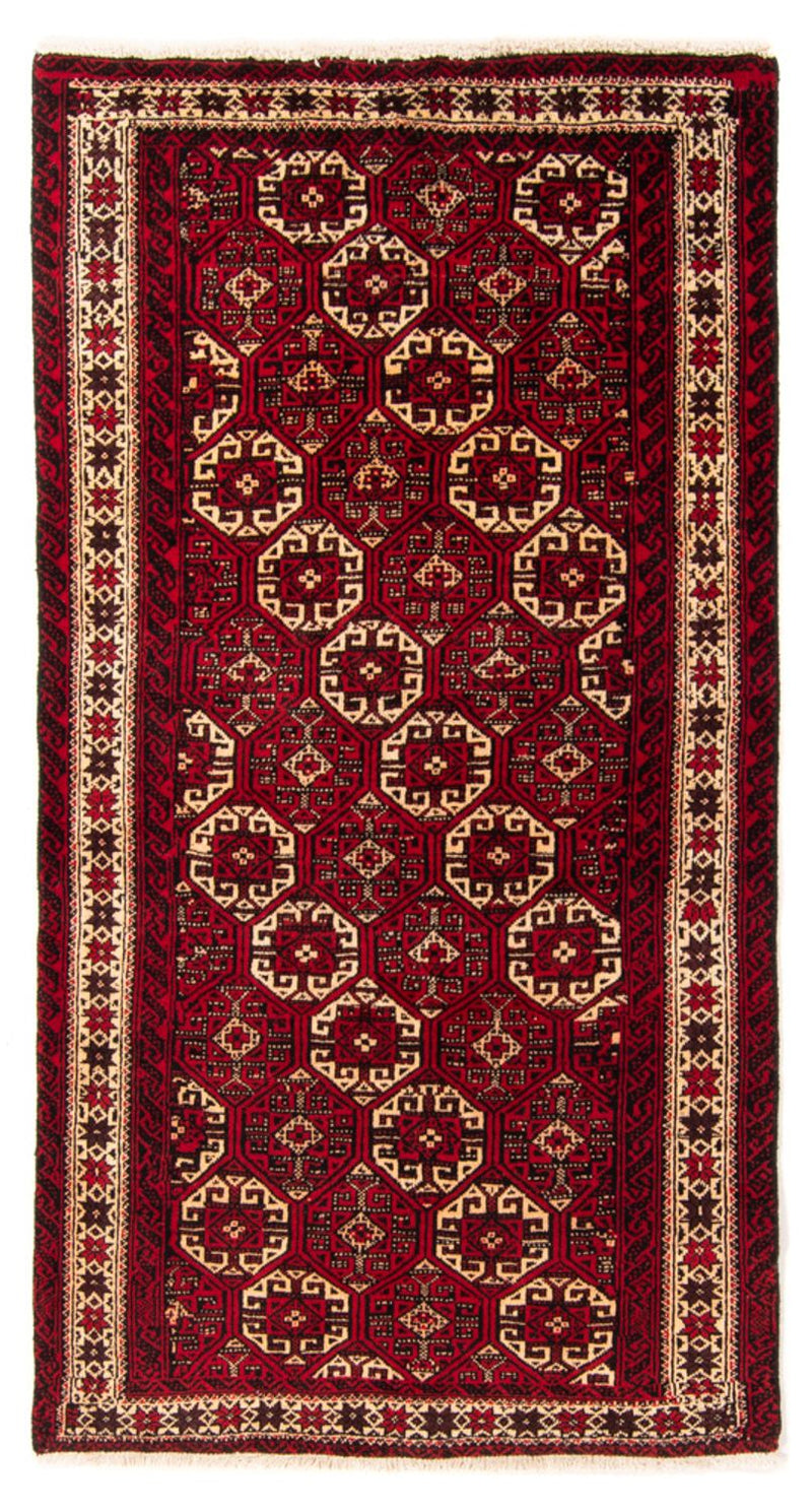 Løber Baluch-tæppe - 190 x 99 cm - rød