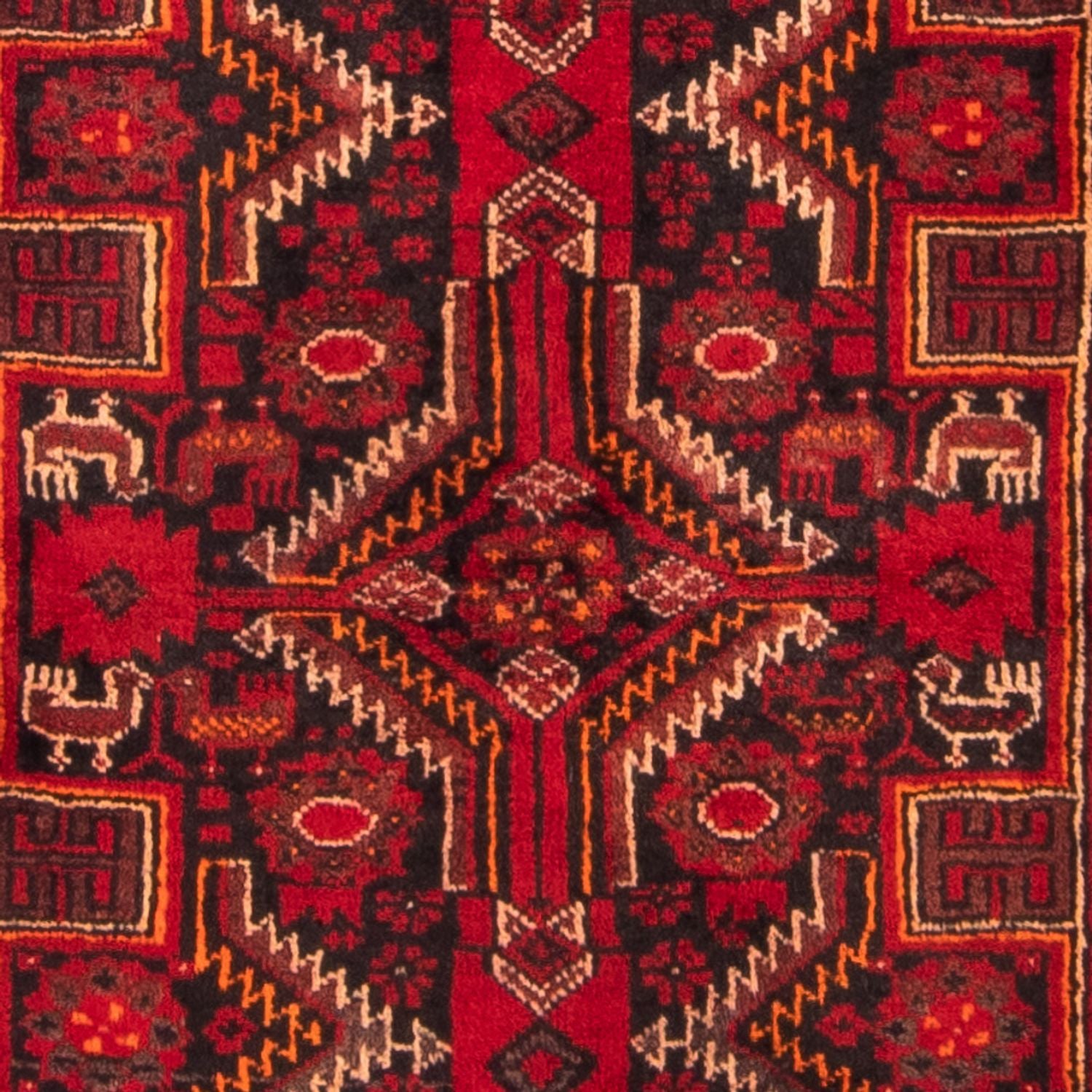Baluch-tæppe - 173 x 89 cm - rød
