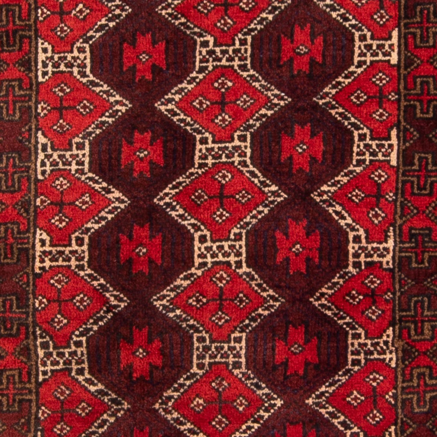 Løber Baluch-tæppe - 190 x 95 cm - rød