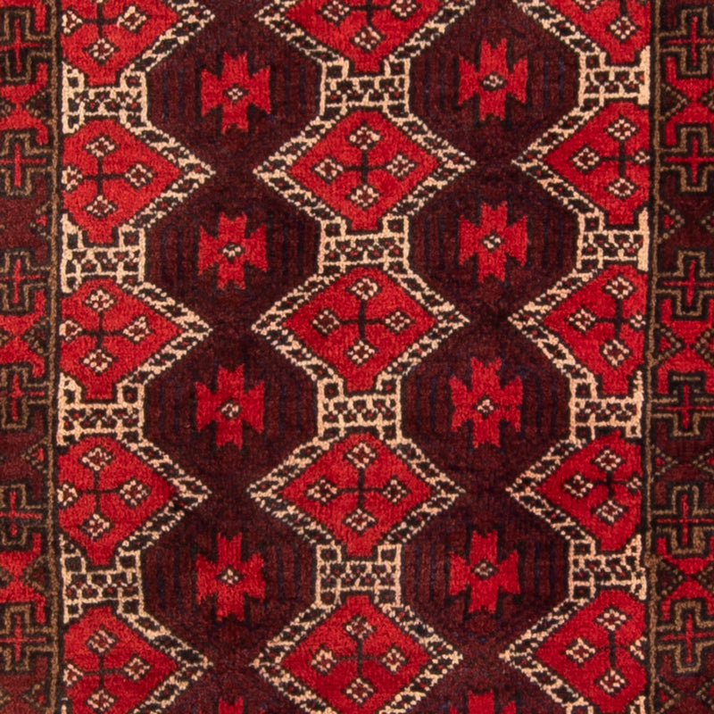 Løber Baluch-tæppe - 190 x 95 cm - rød