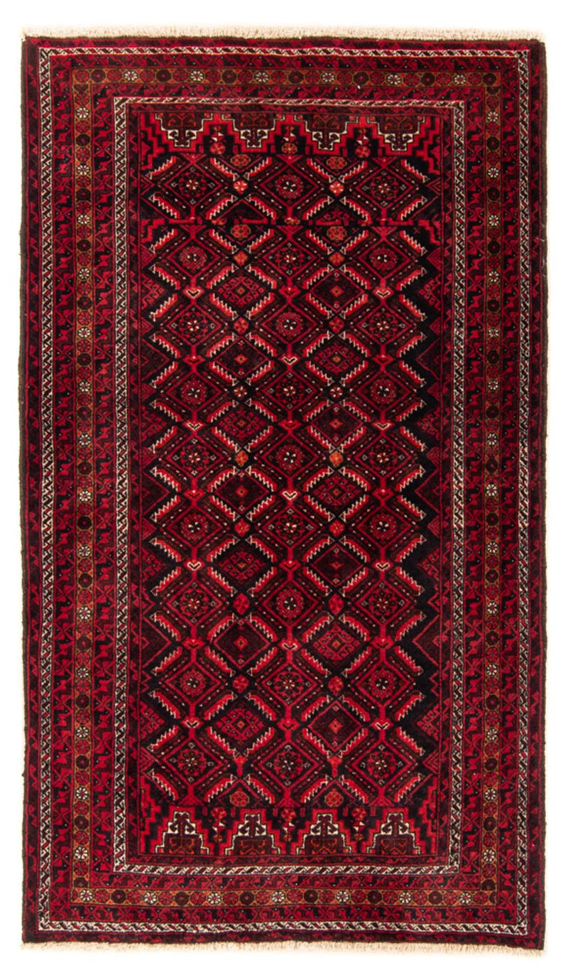 Baluch-tæppe - 182 x 102 cm - mørkeblå