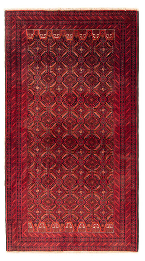 Baluch-tæppe - 216 x 118 cm - rød