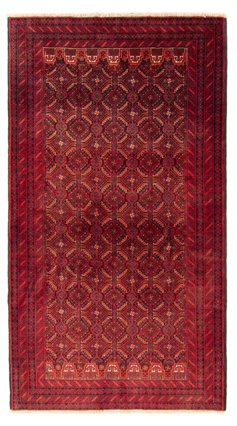 Baluch-tæppe - 216 x 118 cm - rød