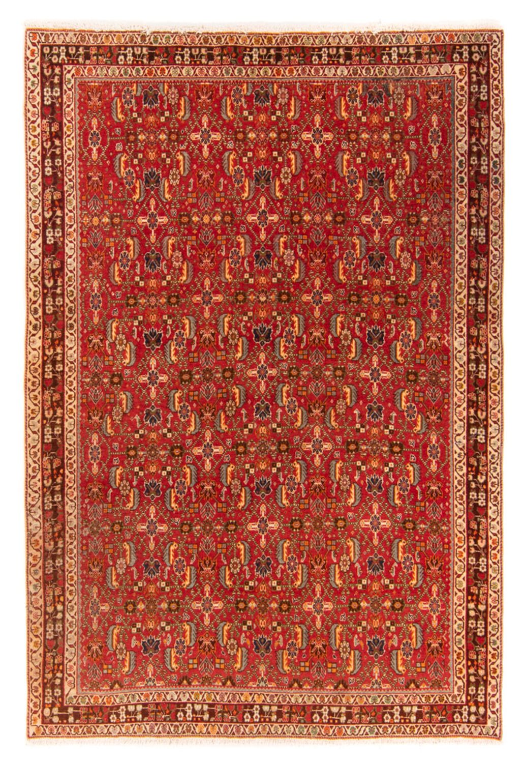 Gabbeh-tæppe - Kashkuli Persisk - 192 x 130 cm - rød