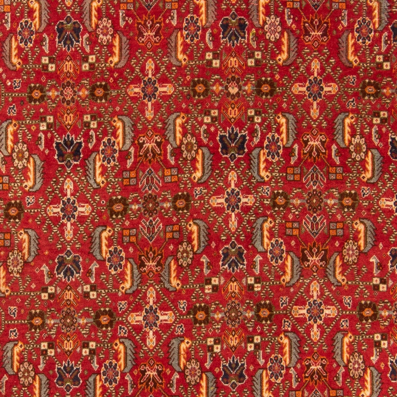 Gabbeh-tæppe - Kashkuli Persisk - 192 x 130 cm - rød