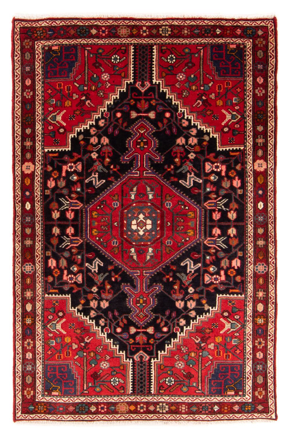 Persisk tæppe - Nomadisk - 187 x 115 cm - mørkeblå