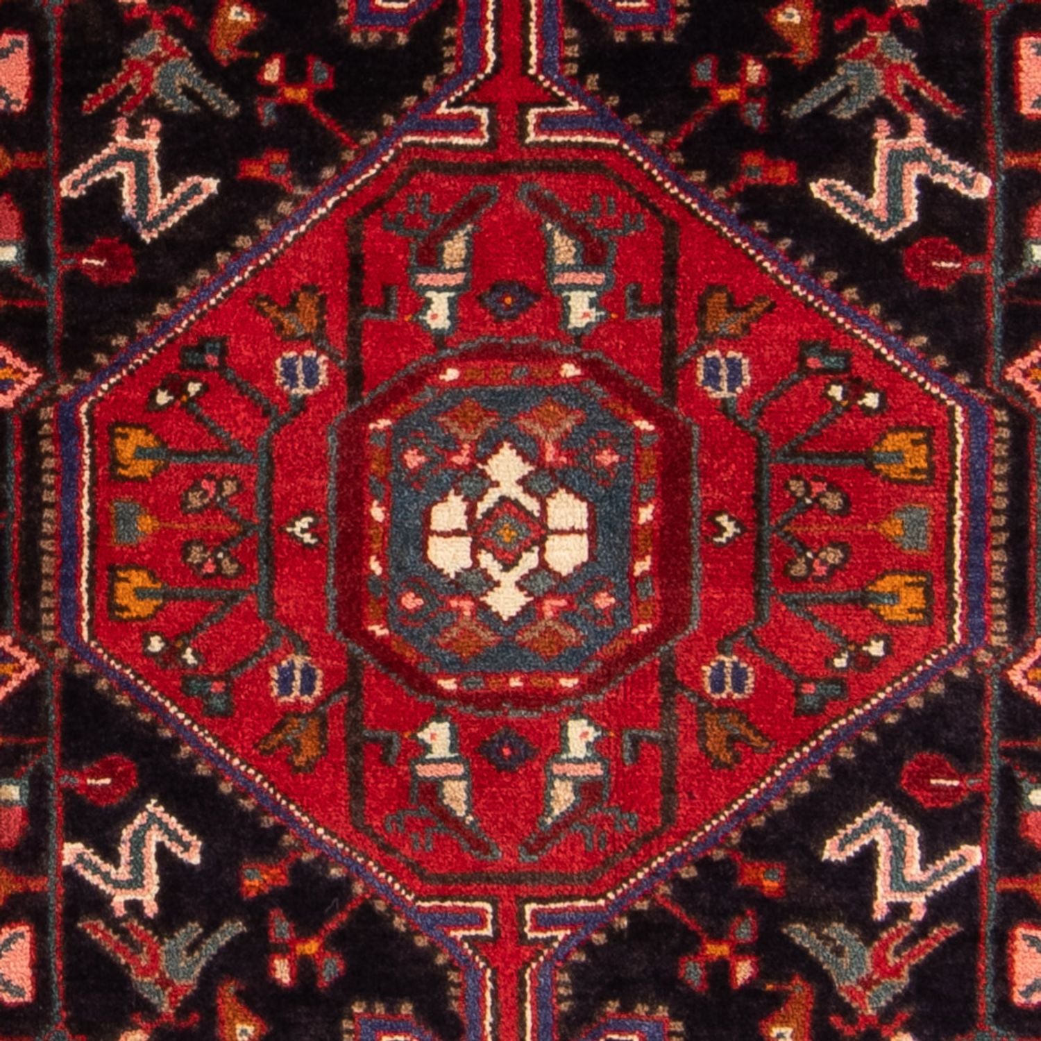 Persisk tæppe - Nomadisk - 187 x 115 cm - mørkeblå