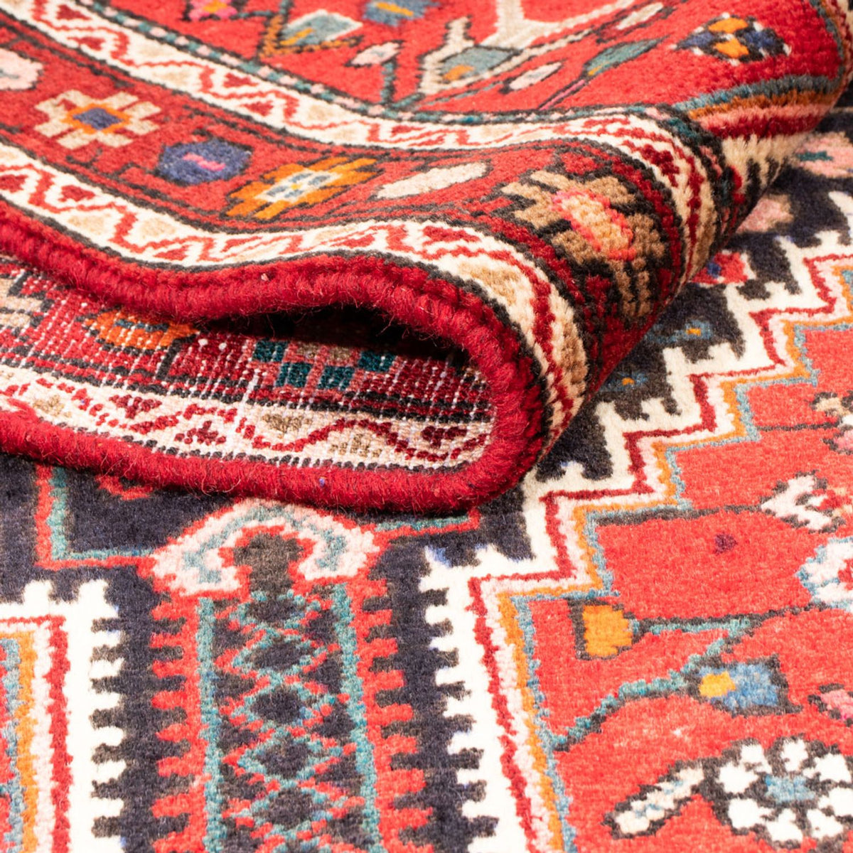 Persisk tæppe - Nomadisk - 187 x 115 cm - mørkeblå