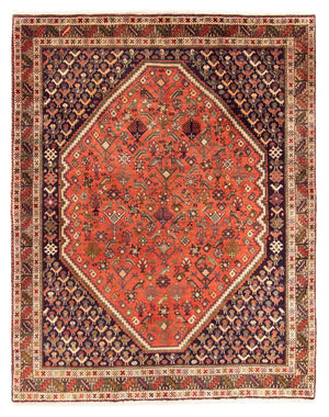Persisk tæppe - Nomadisk - 205 x 158 cm - orange