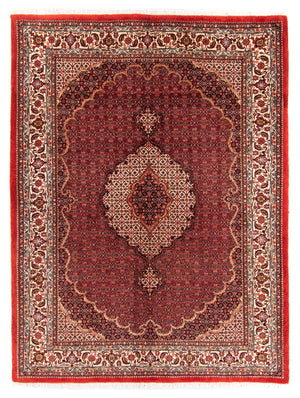 Persisk tæppe - Bijar - Royal - 209 x 153 cm - rød