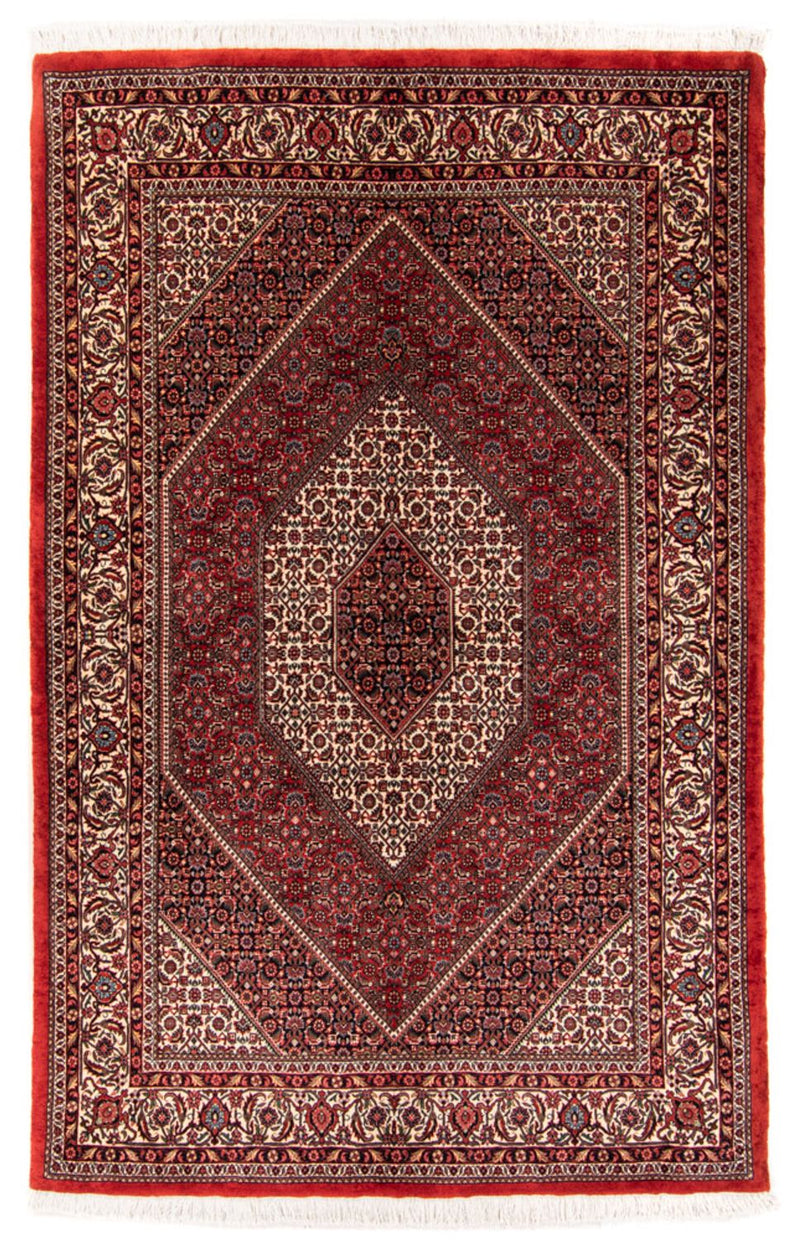 Persisk tæppe - Bijar - Royal - 224 x 144 cm - rød