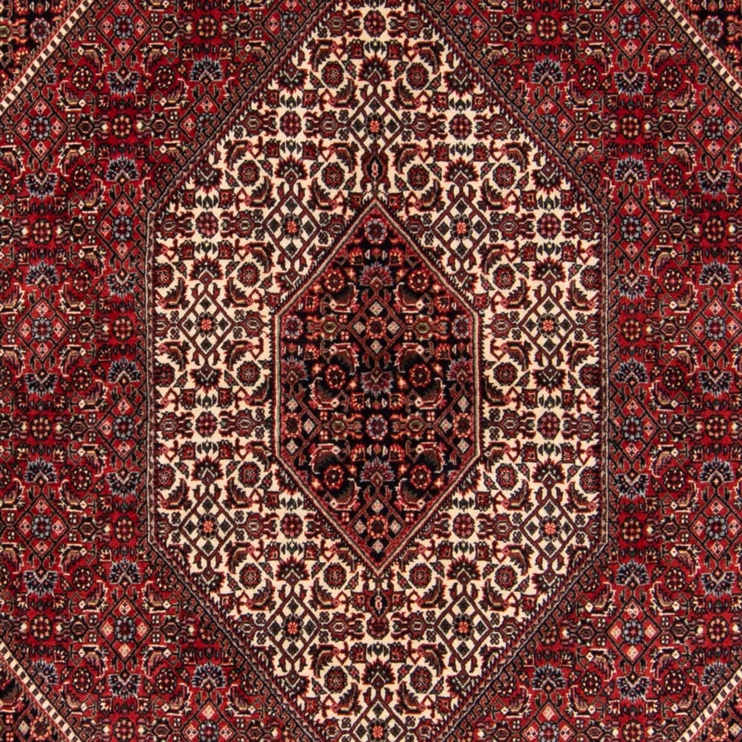 Persisk tæppe - Bijar - Royal - 224 x 144 cm - rød