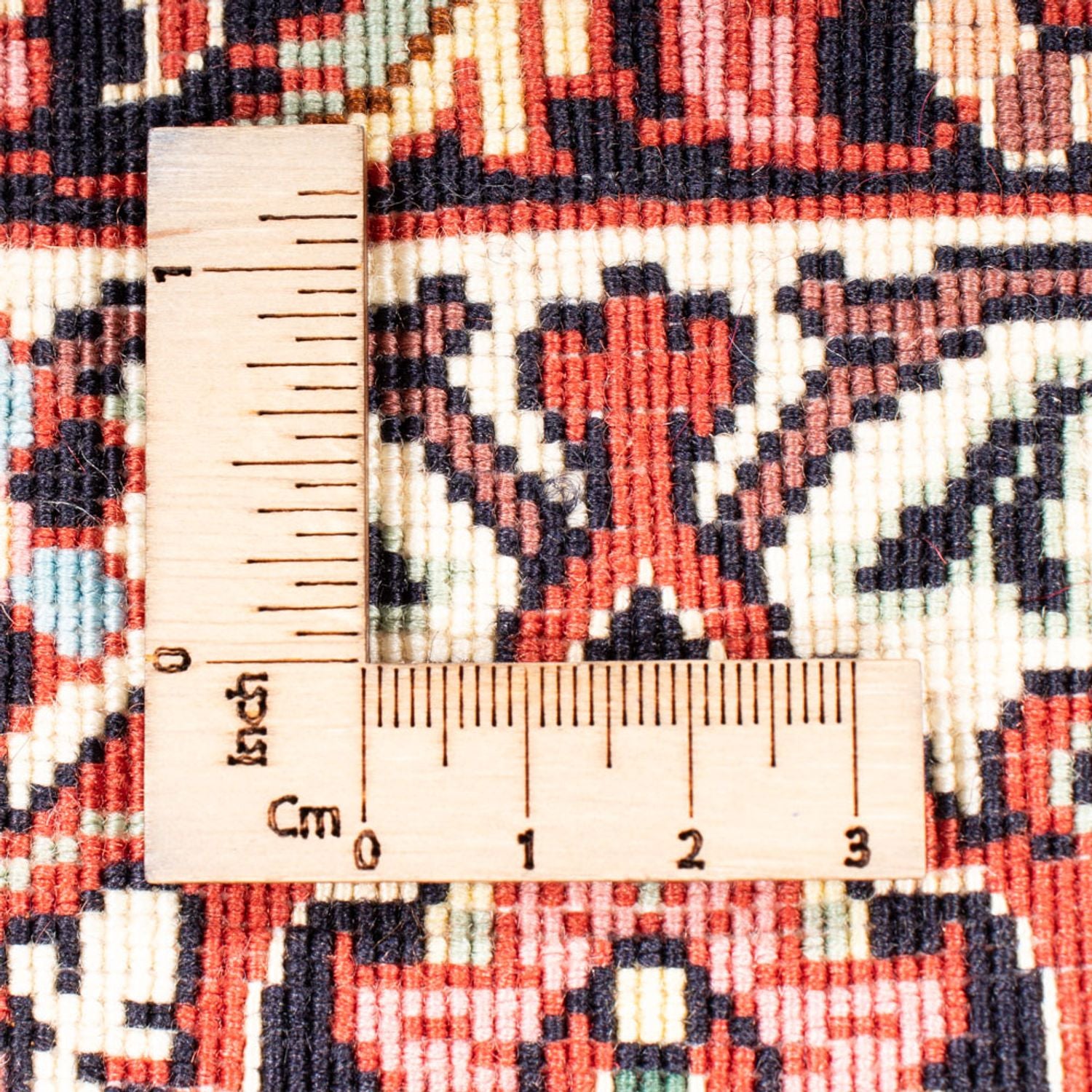 Persisk tæppe - Bijar - Royal - 224 x 144 cm - rød