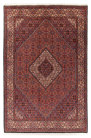 Persisk tæppe - Bijar - Royal - 214 x 160 cm - rød