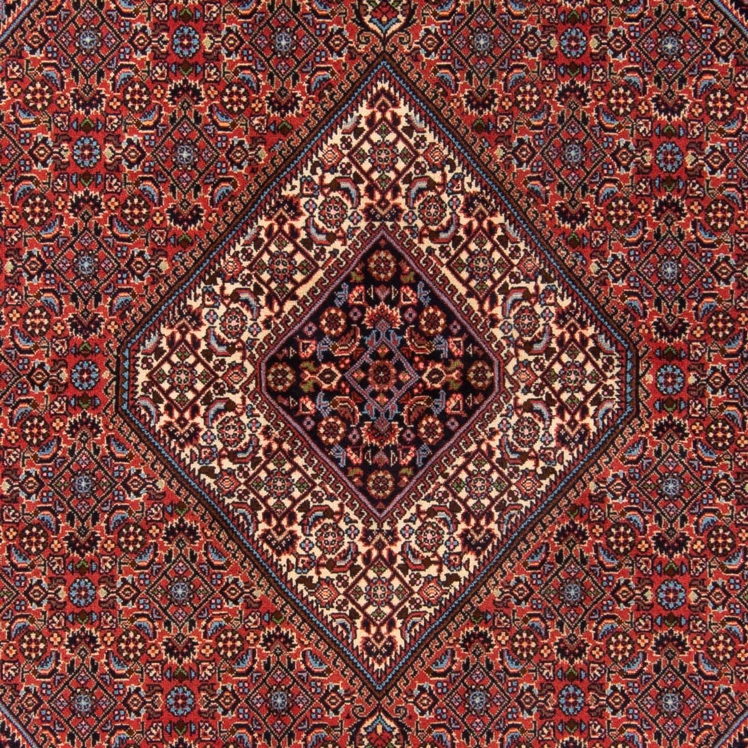 Persisk tæppe - Bijar - Royal - 214 x 160 cm - rød