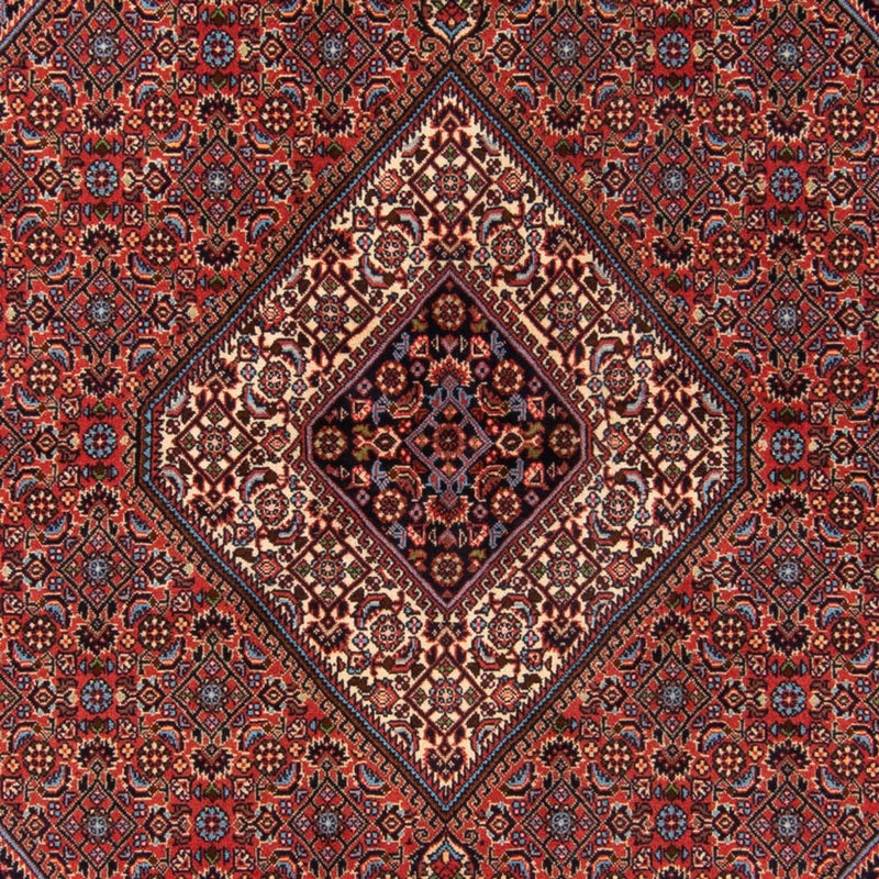 Persisk tæppe - Bijar - Royal - 214 x 160 cm - rød