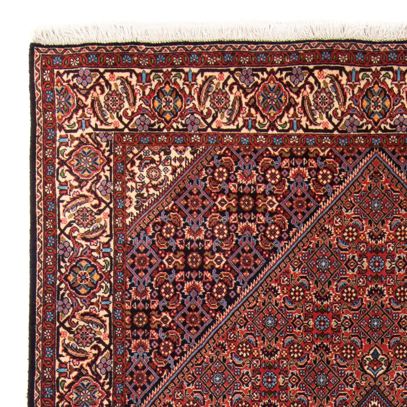 Persisk tæppe - Bijar - Royal - 214 x 160 cm - rød