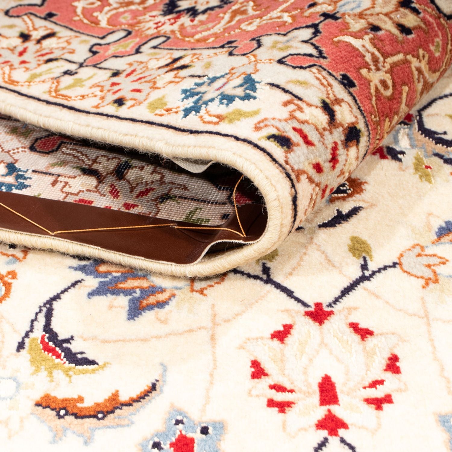 Persisk tæppe - Tabriz - Royal - 210 x 154 cm - creme