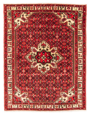 Persisk tæppe - Nomadisk - 198 x 150 cm - rød