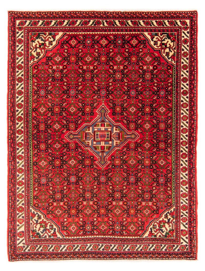 Persisk tæppe - Nomadisk - 204 x 155 cm - rød