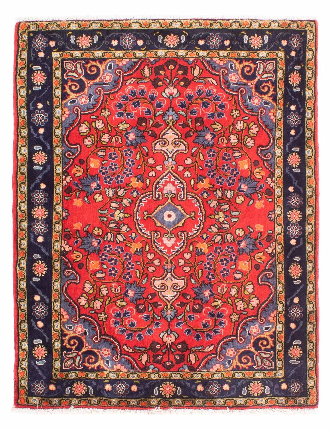Persisk tæppe - Nomadisk - 114 x 87 cm - rød