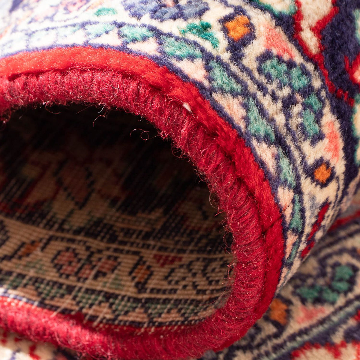 Persisk tæppe - Bijar - Royal - 125 x 81 cm - rød