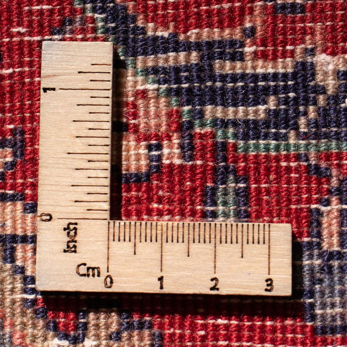 Persisk tæppe - Bijar - Royal - 125 x 81 cm - rød