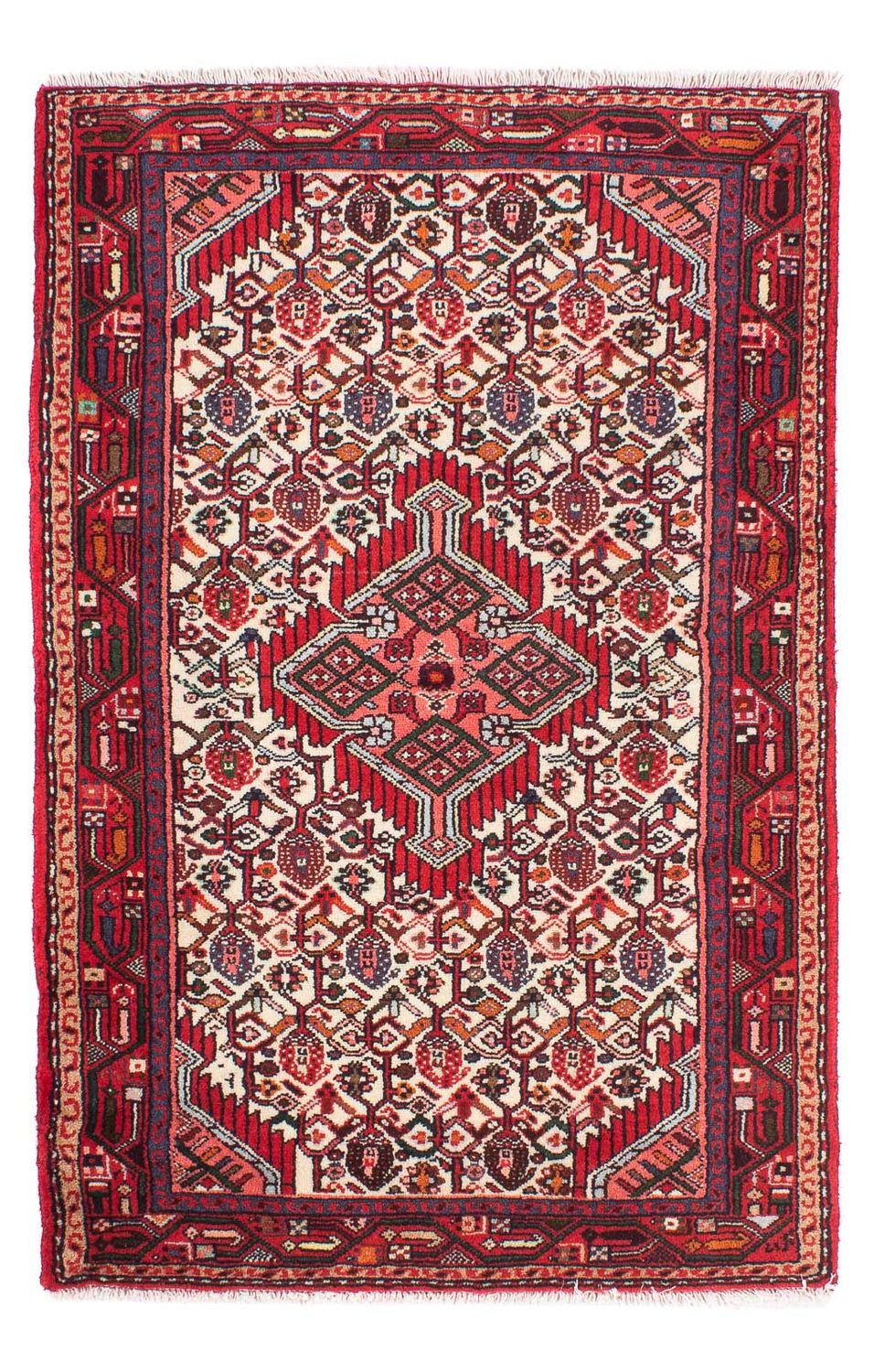 Persisk tæppe - Nomadisk - 131 x 77 cm - beige