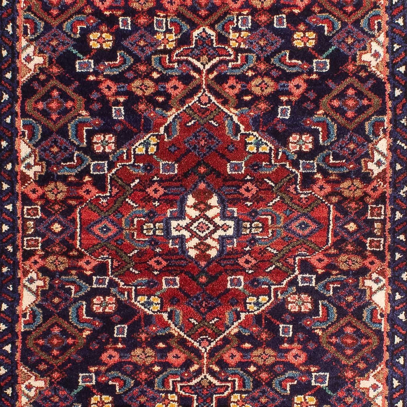 Persisk tæppe - Nomadisk - 138 x 83 cm - mørkeblå