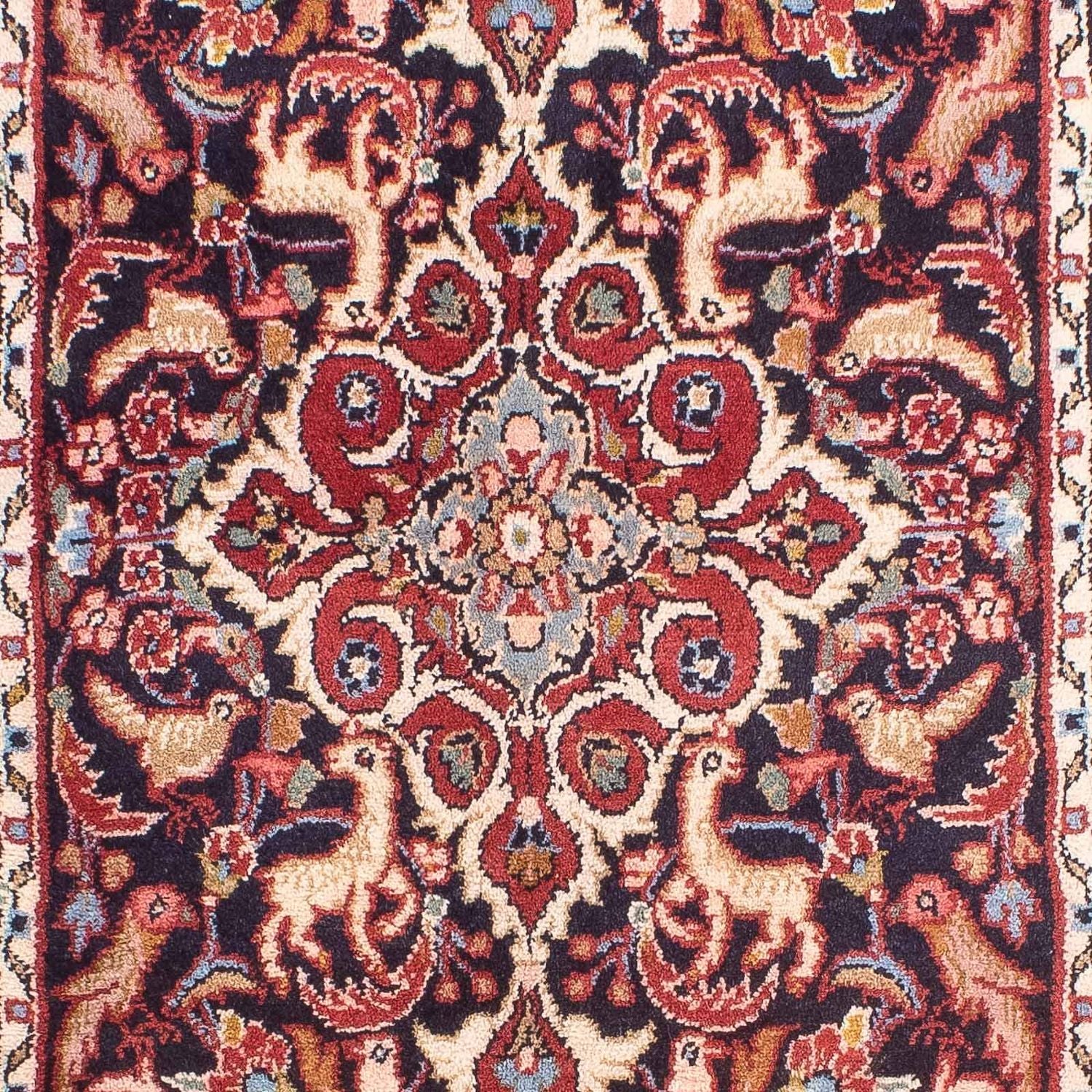Persisk tæppe - Classic - 127 x 82 cm - mørkeblå