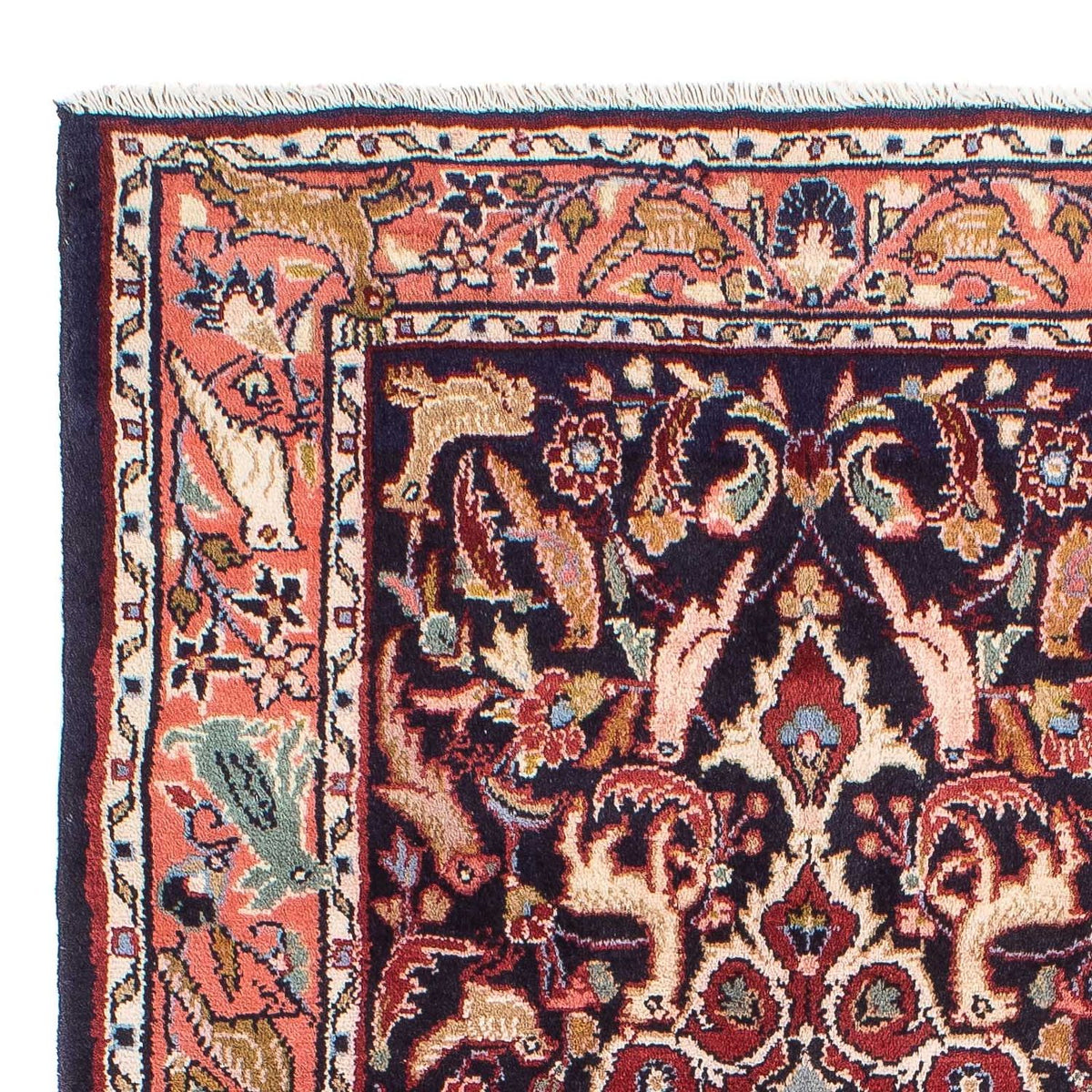 Persisk tæppe - Classic - 127 x 82 cm - mørkeblå