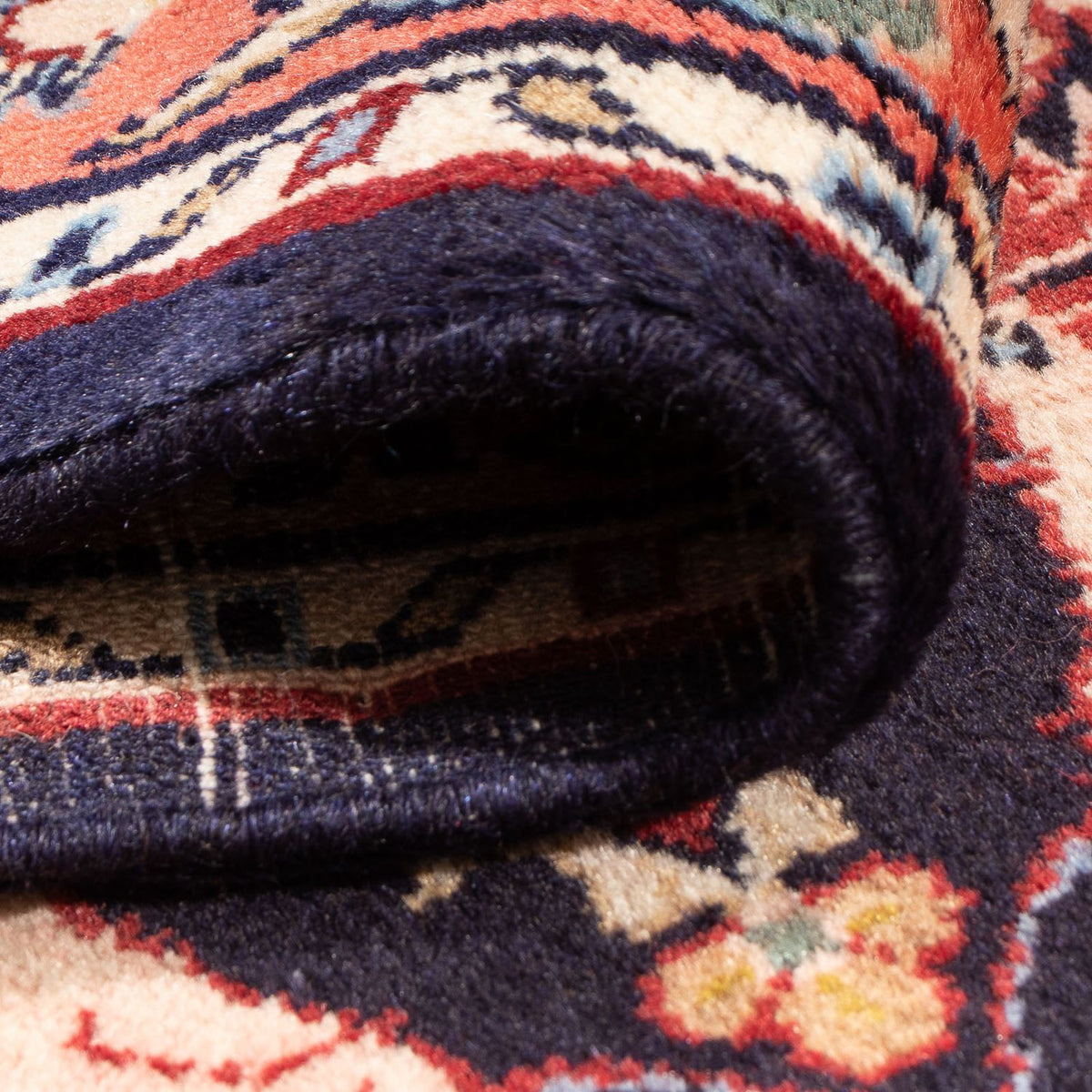 Persisk tæppe - Classic - 127 x 82 cm - mørkeblå