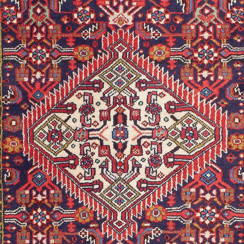 Persisk tæppe - Nomadisk - 125 x 80 cm - mørkeblå