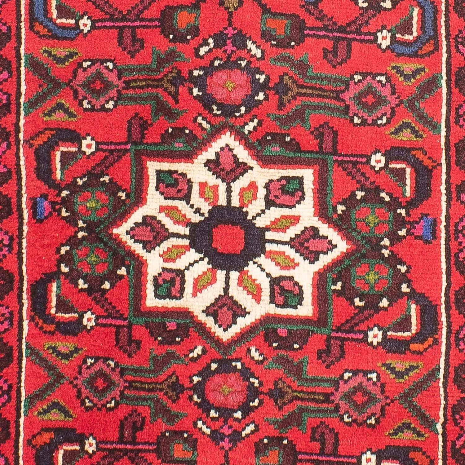 Persisk tæppe - Nomadisk - 118 x 65 cm - rød