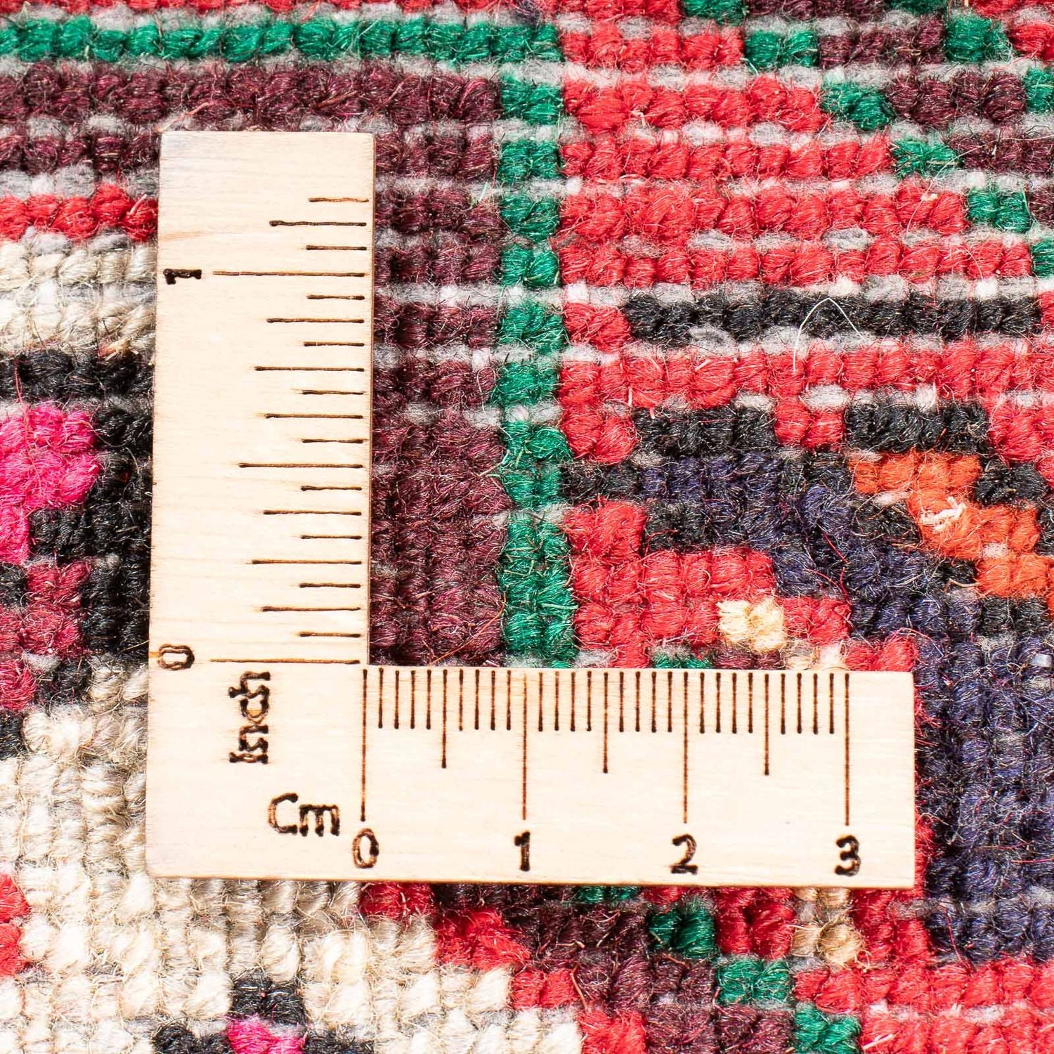 Persisk tæppe - Nomadisk - 118 x 65 cm - rød