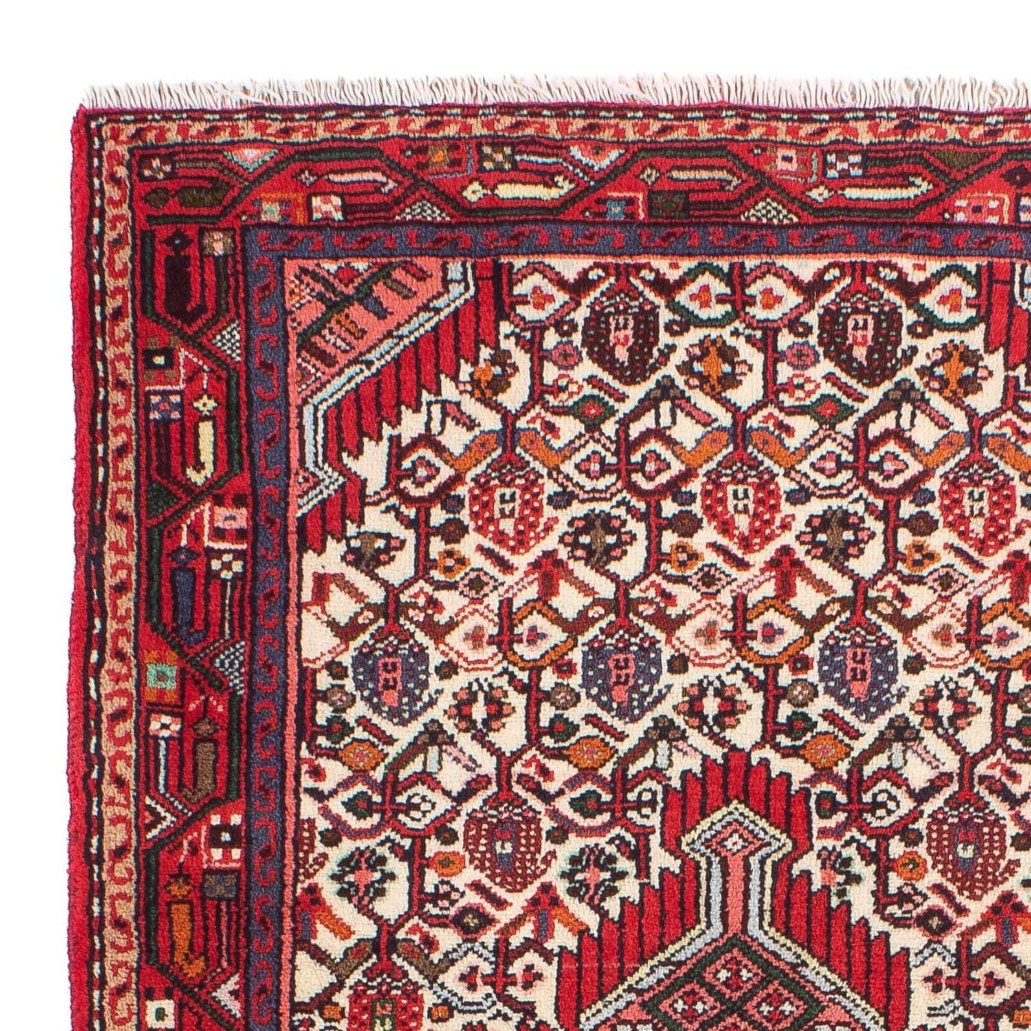 Persisk tæppe - Nomadisk - 120 x 79 cm - beige