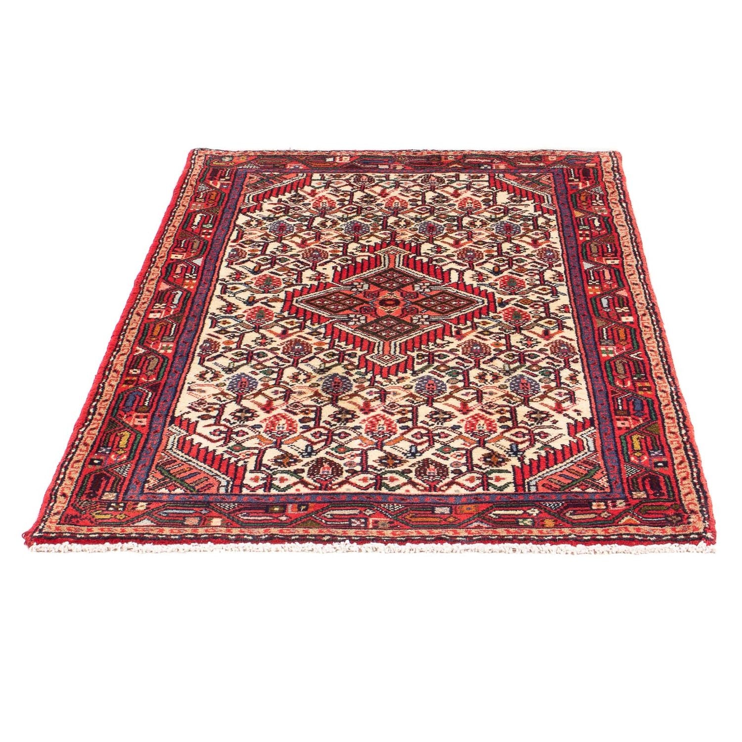 Persisk tæppe - Nomadisk - 120 x 79 cm - beige