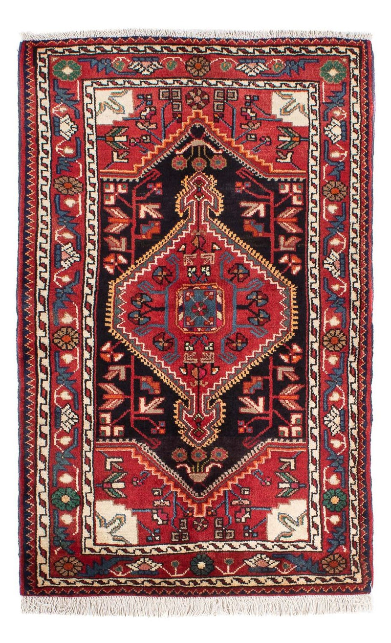 Persisk tæppe - Nomadisk - 136 x 82 cm - mørkeblå