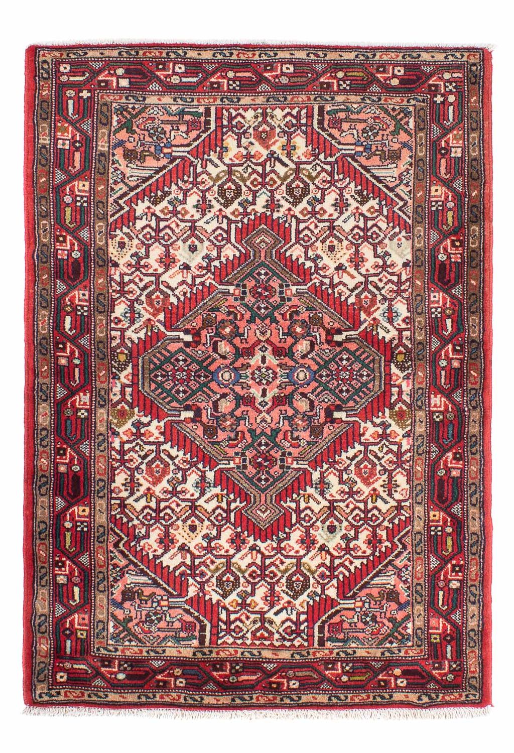 Persisk tæppe - Nomadisk - 128 x 81 cm - beige
