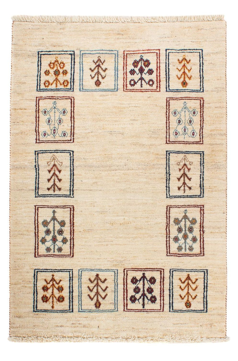 Gabbeh Tæppe - Loribaft Persisk - 120 x 78 cm - flerfarvet
