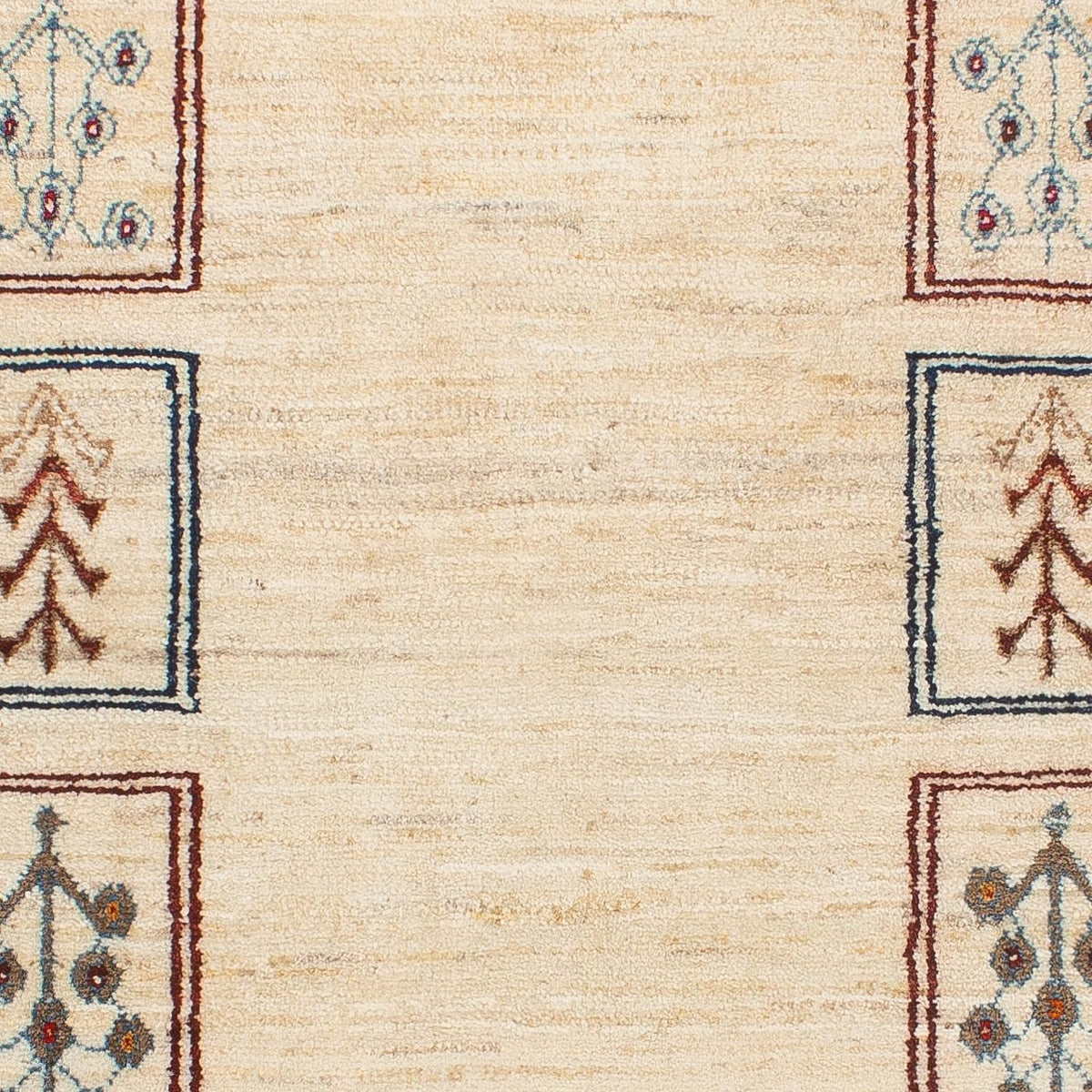 Gabbeh Tæppe - Loribaft Persisk - 120 x 78 cm - flerfarvet