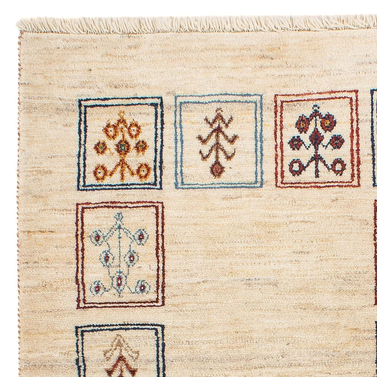 Gabbeh Tæppe - Loribaft Persisk - 120 x 78 cm - flerfarvet