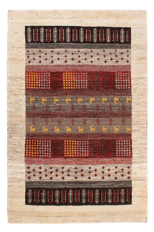 Gabbeh Tæppe - Loribaft Persisk - 128 x 84 cm - flerfarvet