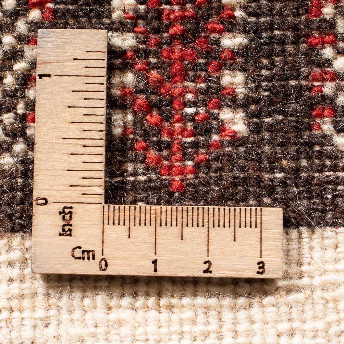 Gabbeh Tæppe - Loribaft Persisk - 128 x 84 cm - flerfarvet