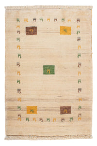 Gabbeh Tæppe - Loribaft Persisk - 123 x 85 cm - flerfarvet