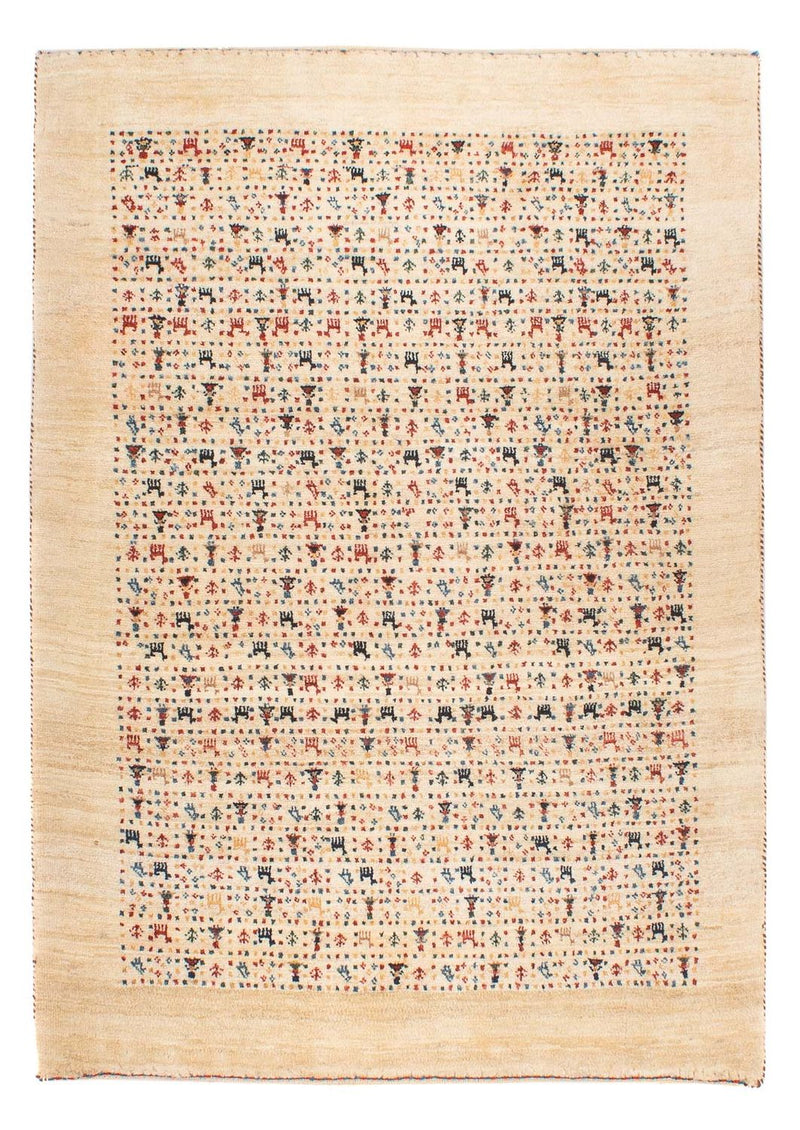 Gabbeh Tæppe - Loribaft Persisk - 120 x 87 cm - flerfarvet
